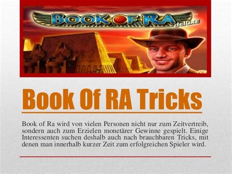 casino tricks book of ra und tipps 2014