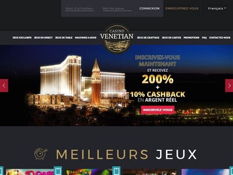 casino venetian bonus code fpgg france