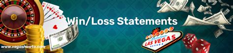 casino win lob statement taxes/
