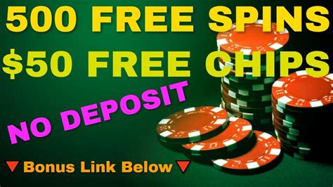 casino free chips no deposit required