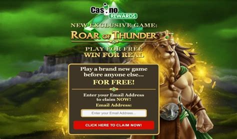 casino rewards free spins roar of thunder