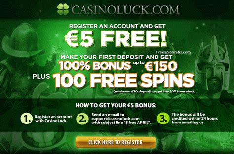 casinoluck freespins no deposit isqv