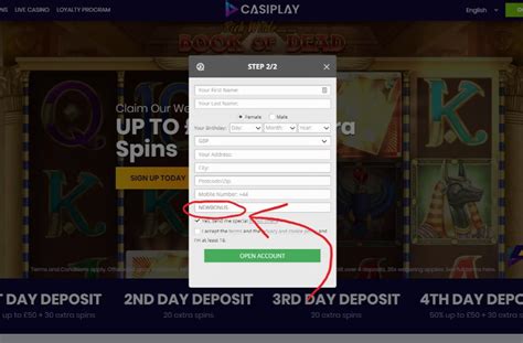casiplay casino bonus code pxxm france