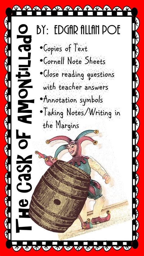 Cask Of Amontillado Notes