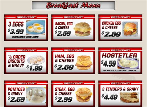 Casper's 66 Menu Linn Mo