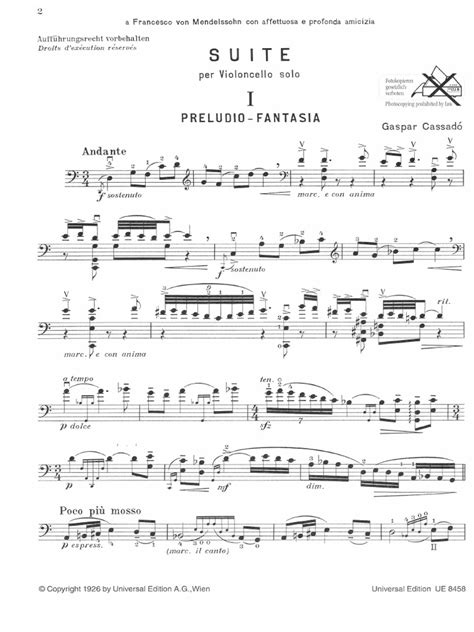Read Cassado Cello Suite Pdf 