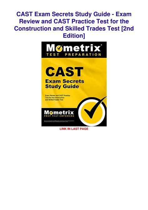 Cast Exam Study Guide For Lineman