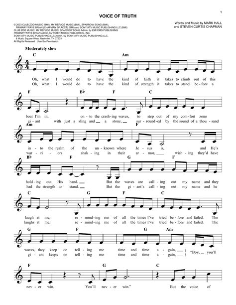 Full Download Casting Crowns Lead Sheet 