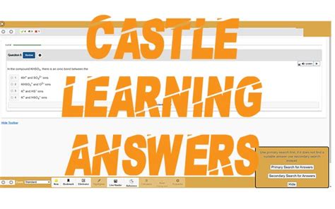 Castle Learning Answers Key