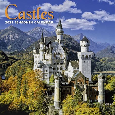 Full Download Castle Calendar Calendars 2017 2018 Wall Calendars Photo Calendar Castles 16 Month Wall Calendar By Avonside 