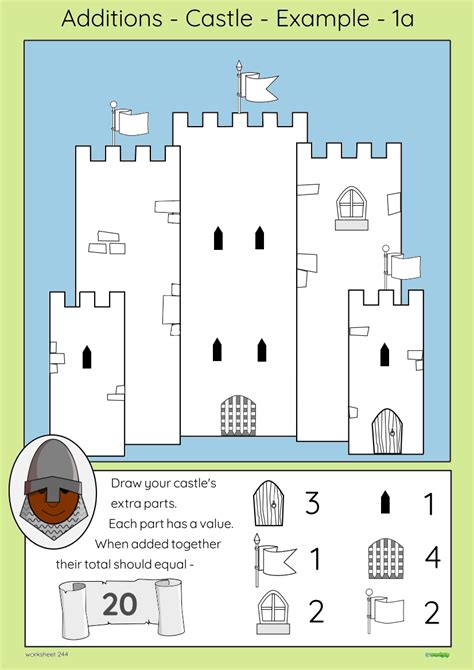 Castles Unit Castle Math Activity The Learn Live Castle Math - Castle Math