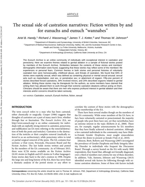 Castration Fiction