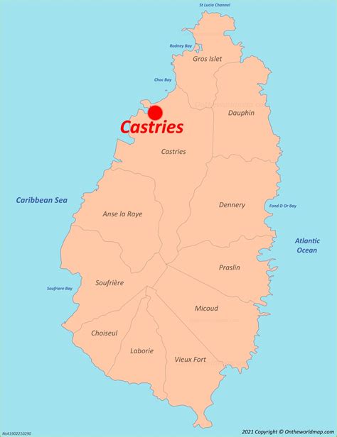 Castries Daftar   Large Castries Maps For Free Download And Print - Castries Daftar
