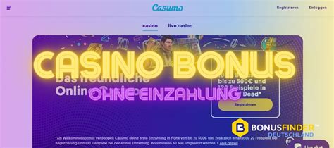 casumo bonus ohne einzahlung deutschen Casino