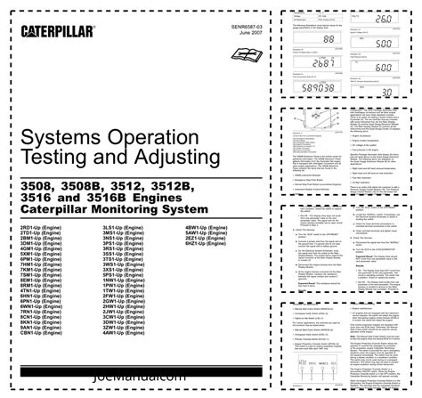 Cat 3516 Testing Adjusting Manual