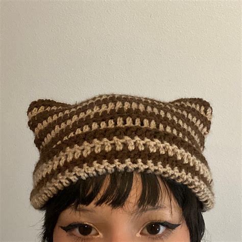 Cat Beanie Knitting Pattern