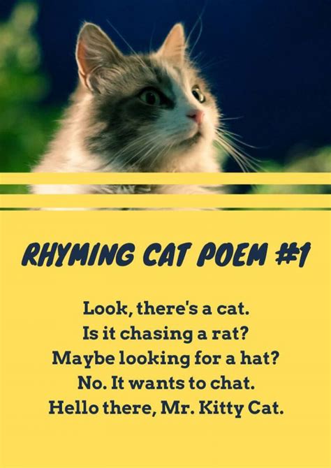  Cat Poems That Rhyme - Cat Poems That Rhyme