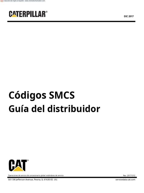 cat smcs codes