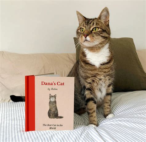 Cat With Book
