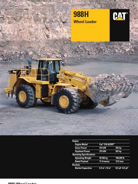 Download Cat 988H Operators Manual 