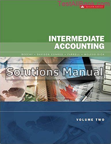 Read Cat Solutions Manual For Intermediate Accounting By Beechy 