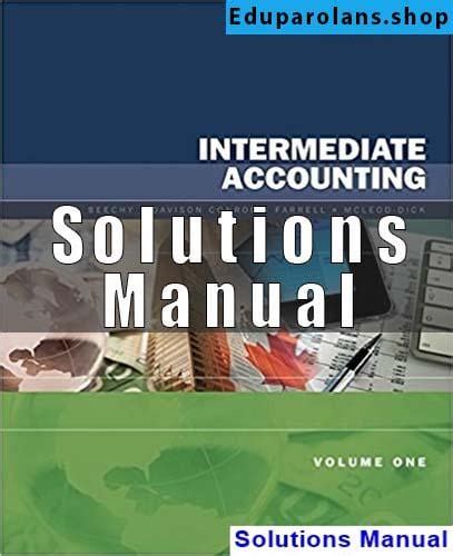 Read Cat Solutions Manual For Intermediate Accounting By Beechy 