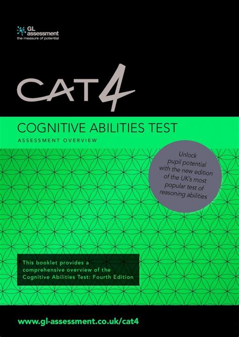 Full Download Cat4 Cognitive Abilities Test Fourth Edition 