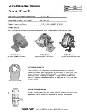 Full Download Catalog Section 610 Helical Gear Reducers Viking 