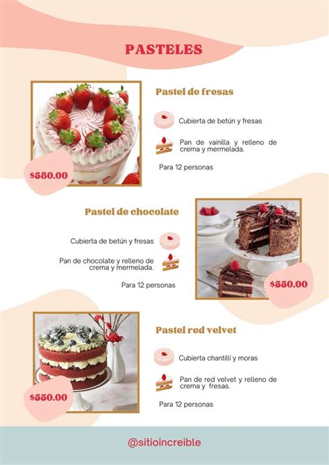 Catalogos Virtuales De Postres