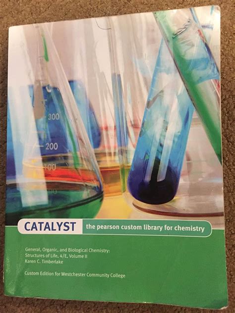 Catalyst Pearson Custom Library Chemistry Answers