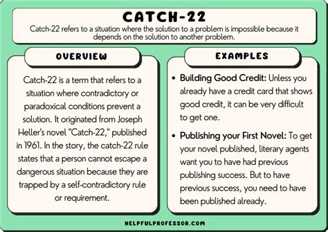Catch 22 Meaning Examples
