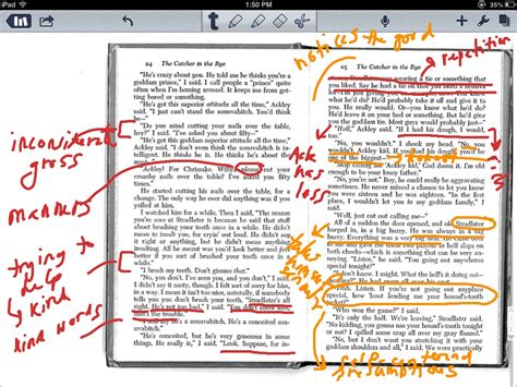 Catcher In The Rye Annotations