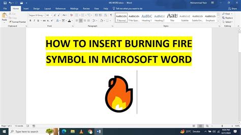 catching fire microsoft word document