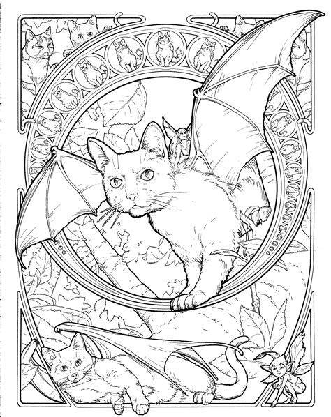 Catdrigons Coloring Pages