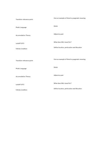 Read Categorising Texts Example Answer 