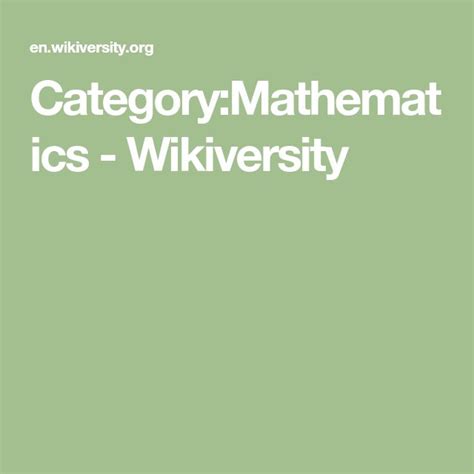 Category Speak Math Now Wikiversity Math Do Now - Math Do Now