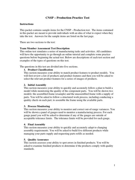 Caterpillar Cnsp Practice Test