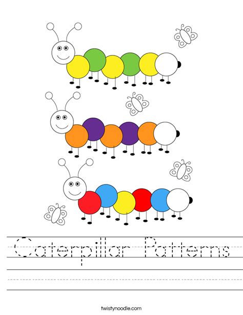 Caterpillar Kindergarten Worksheet   Preschool Tracing Practice Worksheet National Kindergarten - Caterpillar Kindergarten Worksheet