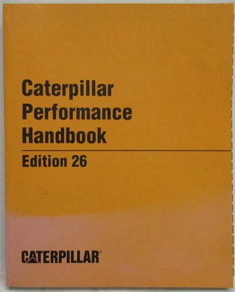 caterpillar performance handbook
