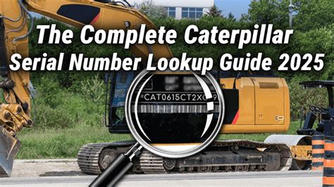 Caterpillar Serial Number Guide