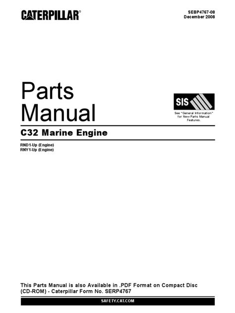 Download Caterpillar C32 Engine Parts Manual 
