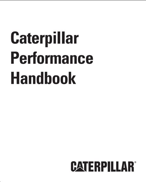 Read Online Caterpillar Handbook Latest Edition 