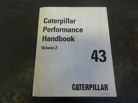 Read Online Caterpillar Performance Handbook Edition 43 