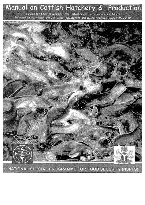 Catfish Hatchery Manual