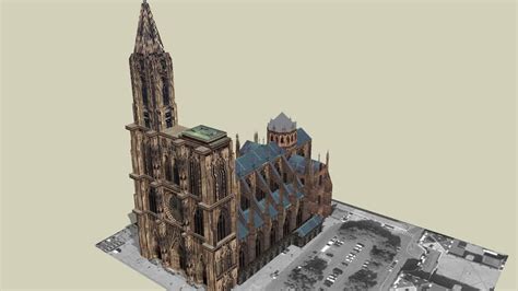 Cathédrale De Strasbourg 3d   Cathedral Of Notre Dame Of Strasbourg World Jewish - Cathédrale De Strasbourg 3d