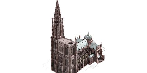 Cathédrale De Strasbourg En 3d   La Cathédrale De Strasbourg En 3d France 3 - Cathédrale De Strasbourg En 3d