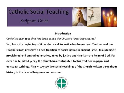 Catholic Social Teaching Scripture Guide