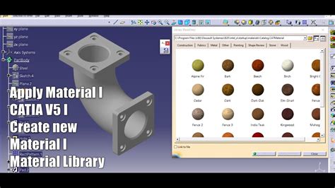 catia material library