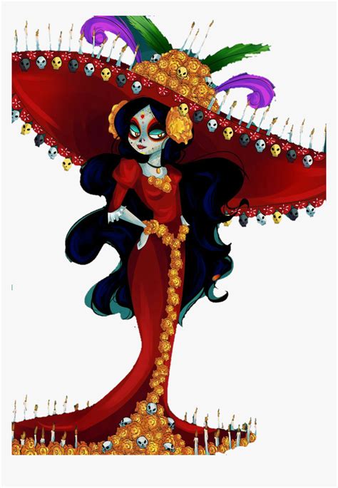 Catrina Del Libro De La Vida Cuerpo Completo