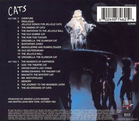 cats broadway complete full score